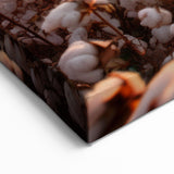 Rustic Cotton Field Art - Sunset Print