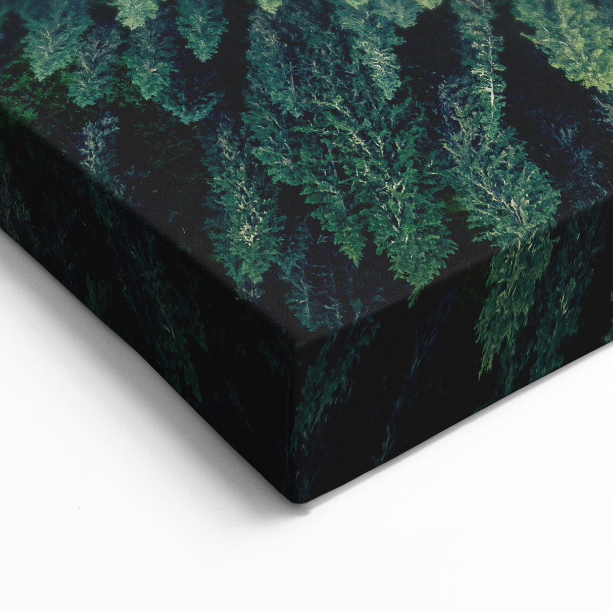 Forest Canopy Aerial View – Modern Tree Art on Canvas and Acrylic