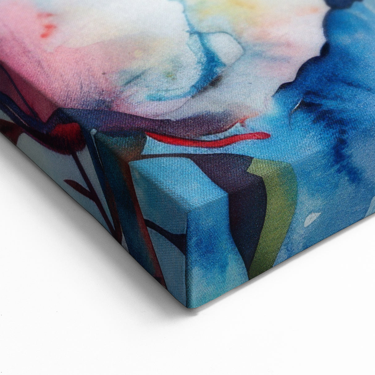 Abstract Cotton Blossom Art - Modern Botanical Watercolor Print