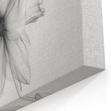 Minimalist Daffodil Wall Art | Elegant Monochrome Botanical Flower Print