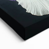 Tropical Flower Art – Elegant Botanical Wall Decor with Purple and White Floral