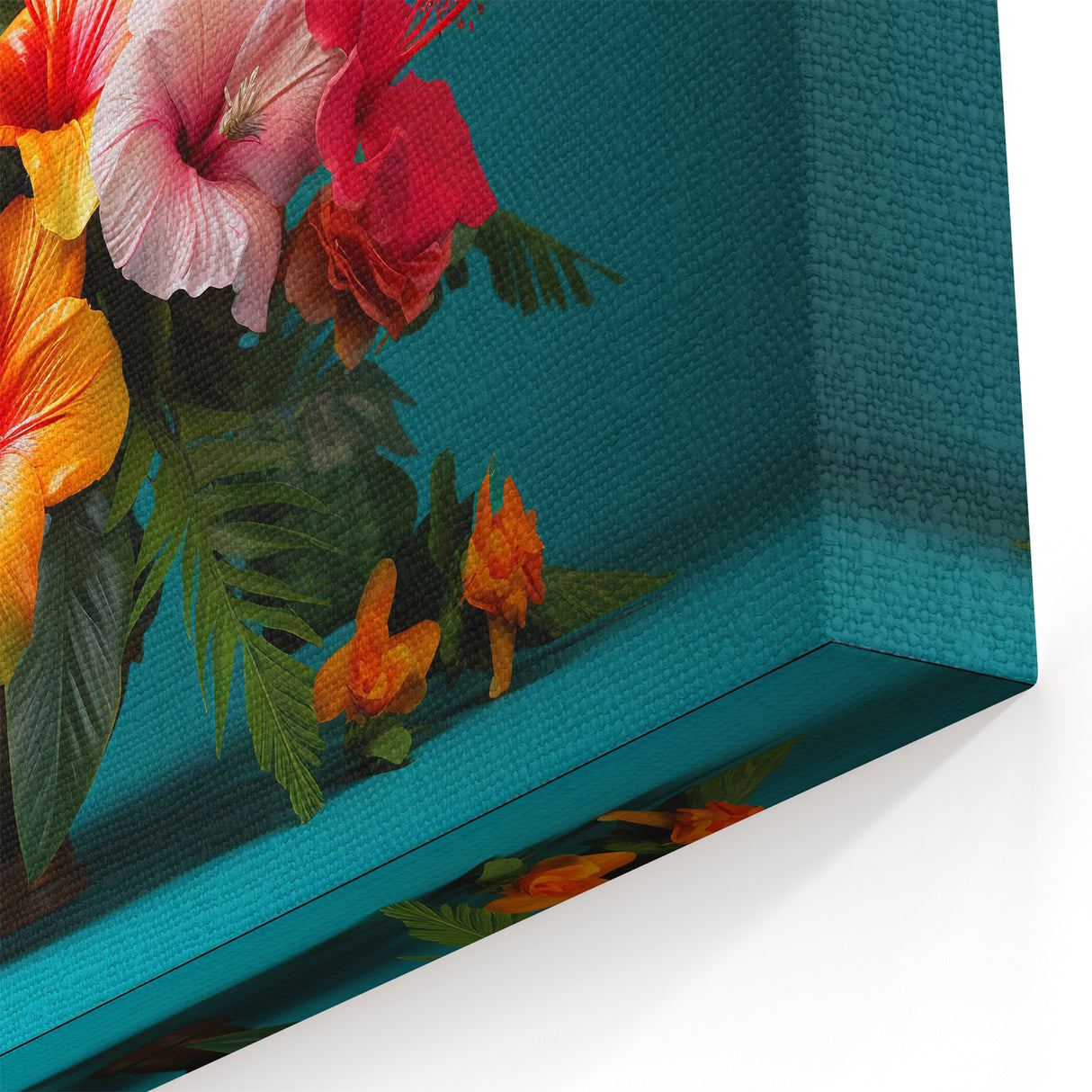 Exotic Tropical Floral Arrangement Art - Botanical Wall Decor Print