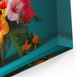 Exotic Tropical Floral Arrangement Art - Botanical Wall Decor Print