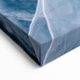 Ice Patterns Canvas: Winter Frost Photography for Modern Wall Art