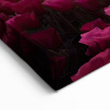 Sunset Tulip Field Wall Art – Colorful Tulips with Windmill Canvas Prints