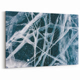 Winter Wall Art: Detailed Ice and Frost Patterns for Modern Decor