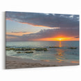 Antigua Coastal Prints - Stunning Caribbean Sunset Over Serene Waters