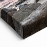 Antigua Island Artwork - Serene Rocky Shore at Dusk Coastal Wall Art