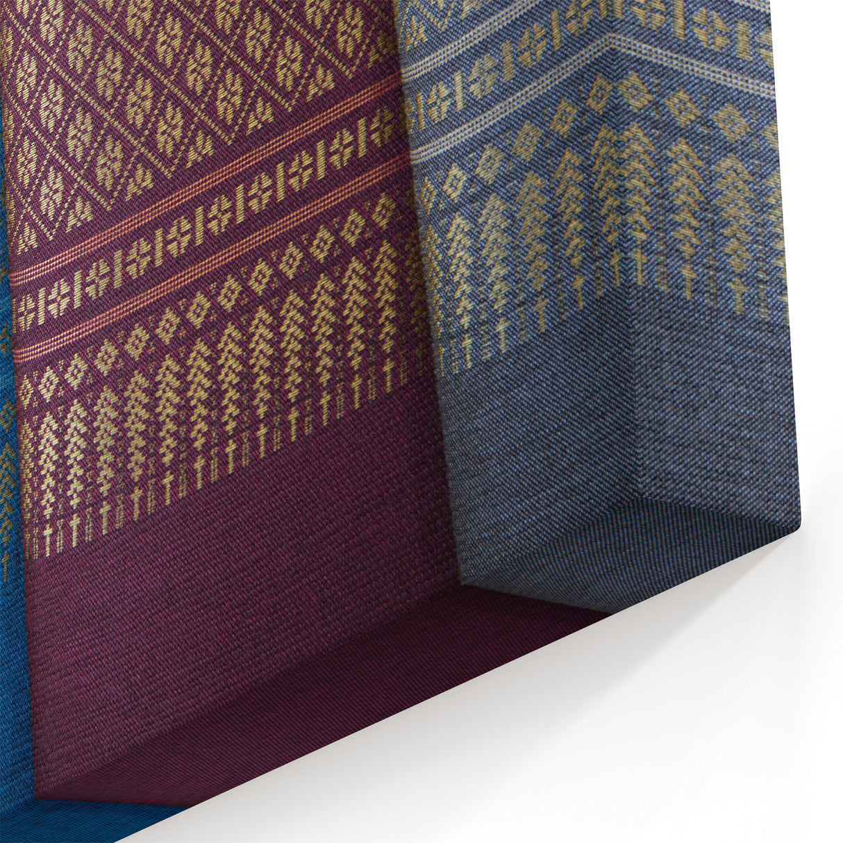 Laos Art Photography – Traditional Laos Fabric Patterns, Cultural Wall Art