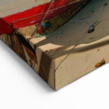 Antigua Beach Canvas Art – Caribbean Coastal Print for Tropical Decor