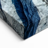 Glacial Ice Patterns | Frozen Landscape Nature Close-Up Winter Wall Art
