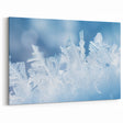 Macro Frost Crystal Patterns | Nature Close-Up Ice Photography Wall Art
