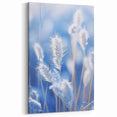 Frosty Grass Stalks in Soft Winter Light | Nature Close-Up Wall Art