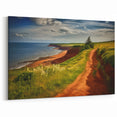 Red Cliffs Coastal Path - Scenic Prince Edward Island Wall Art