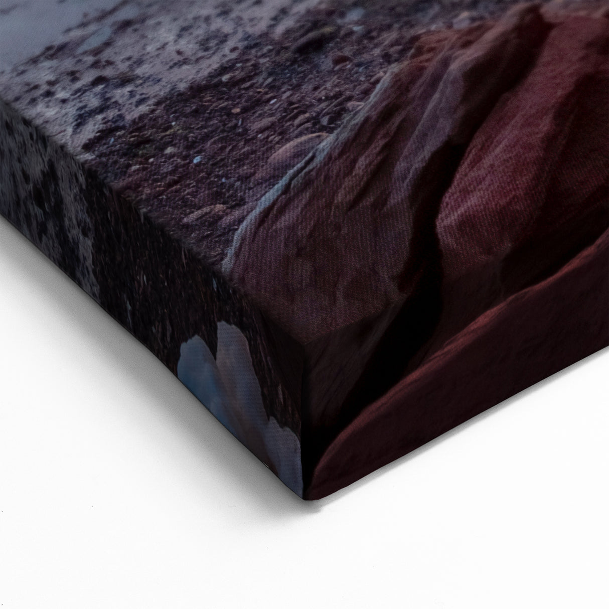 Frozen Waters at Sunset - Prince Edward Island Winter Canvas Art