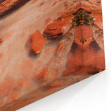 Calm Waters on Red Rock Shore - Prince Edward Island Coastal Canvas