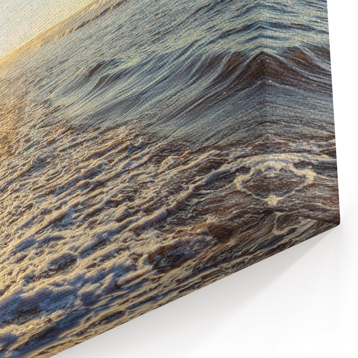 Golden Sunset on PEI Beach - Prince Edward Island Coastal Canvas Art