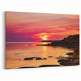 Vibrant Sunset Over PEI Coastline - Prince Edward Island Canvas Art