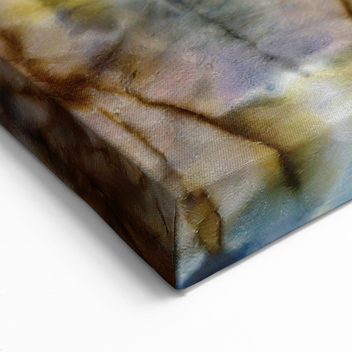 Abstract Ice Tie-Dye Patterns | Nature-Inspired Winter Wall Art Decor