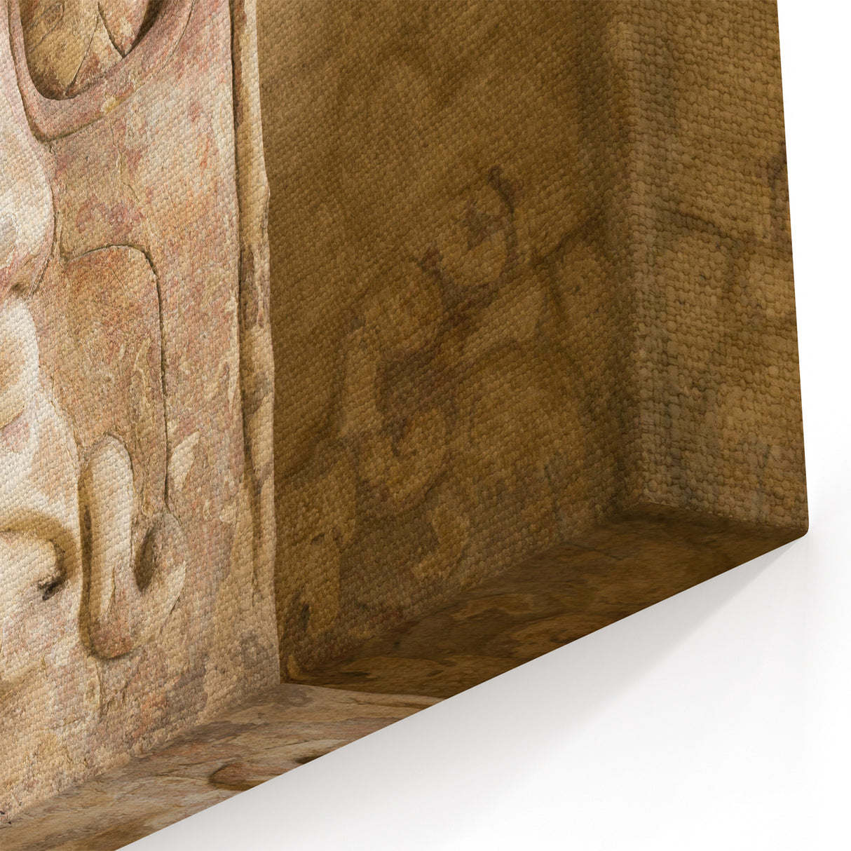 Quintana Roo Wall Art – Tulum Sculpture Canvas with Ancient Mayan Design