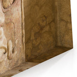 Quintana Roo Wall Art – Tulum Sculpture Canvas with Ancient Mayan Design