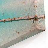 Quintana Roo Wall Art – Lagoon Pier Canvas with Scenic Mexico View