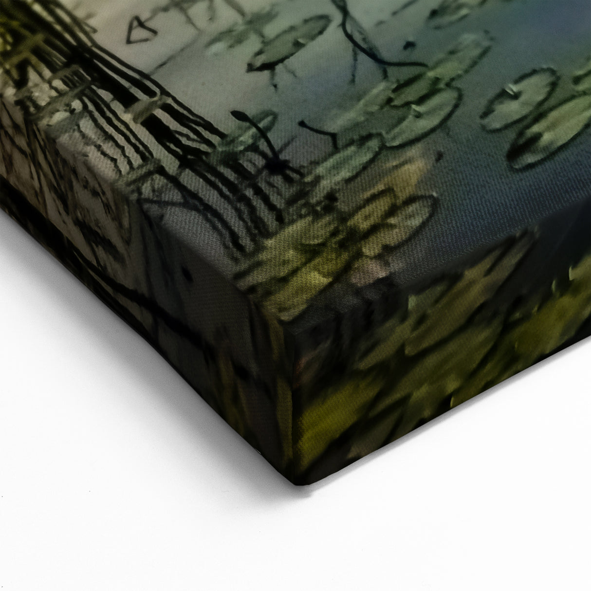 Quintana Roo Wall Art – Sunset Pier Canvas with Peaceful Lagoon View