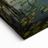 Quintana Roo Wall Art – Sunset Pier Canvas with Peaceful Lagoon View