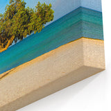 Tropical Island Prints – Aruba Beach with Divi-Divi Trees and Blue Waters