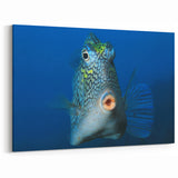 Aruba Wall Art – Underwater Fish Close-Up with Vibrant Patterns