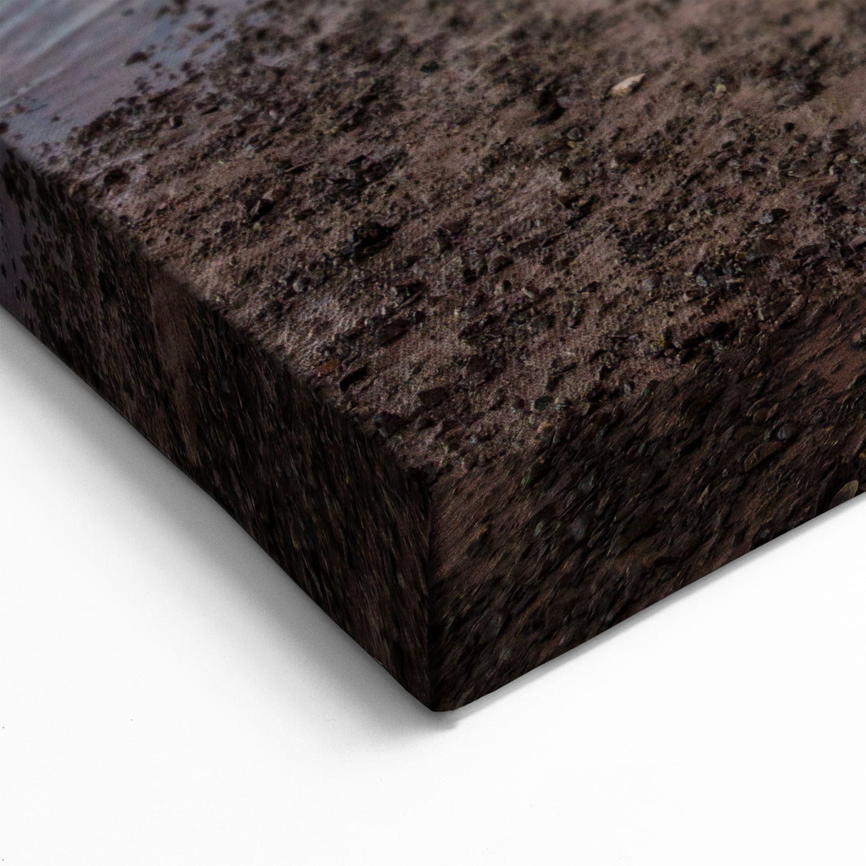 Aruba Coastal Decor – Boat on Calm Beach with Rainbow and Mountain View