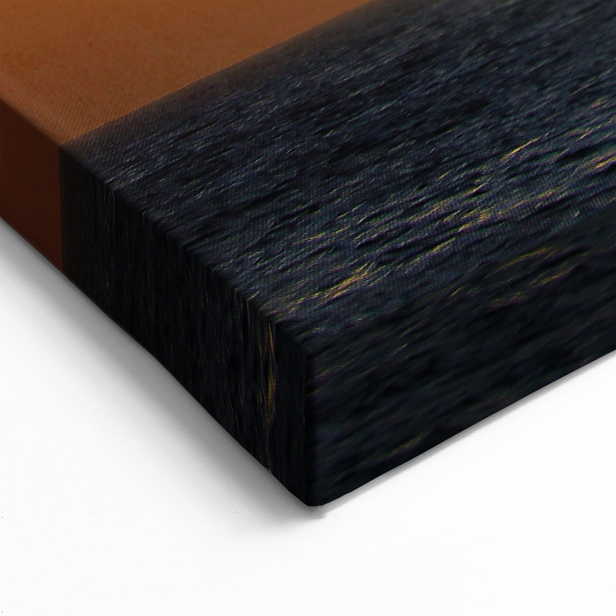 Caribbean Beach Art – Sailboat at Sunset with Vibrant Orange Sky