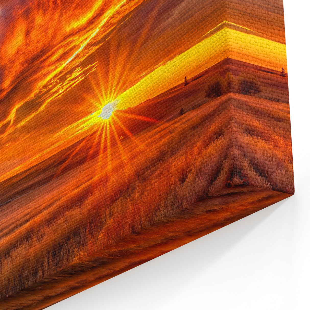 Fiery Prairie Sunset – Scenic Saskatchewan Landscape Wall Art