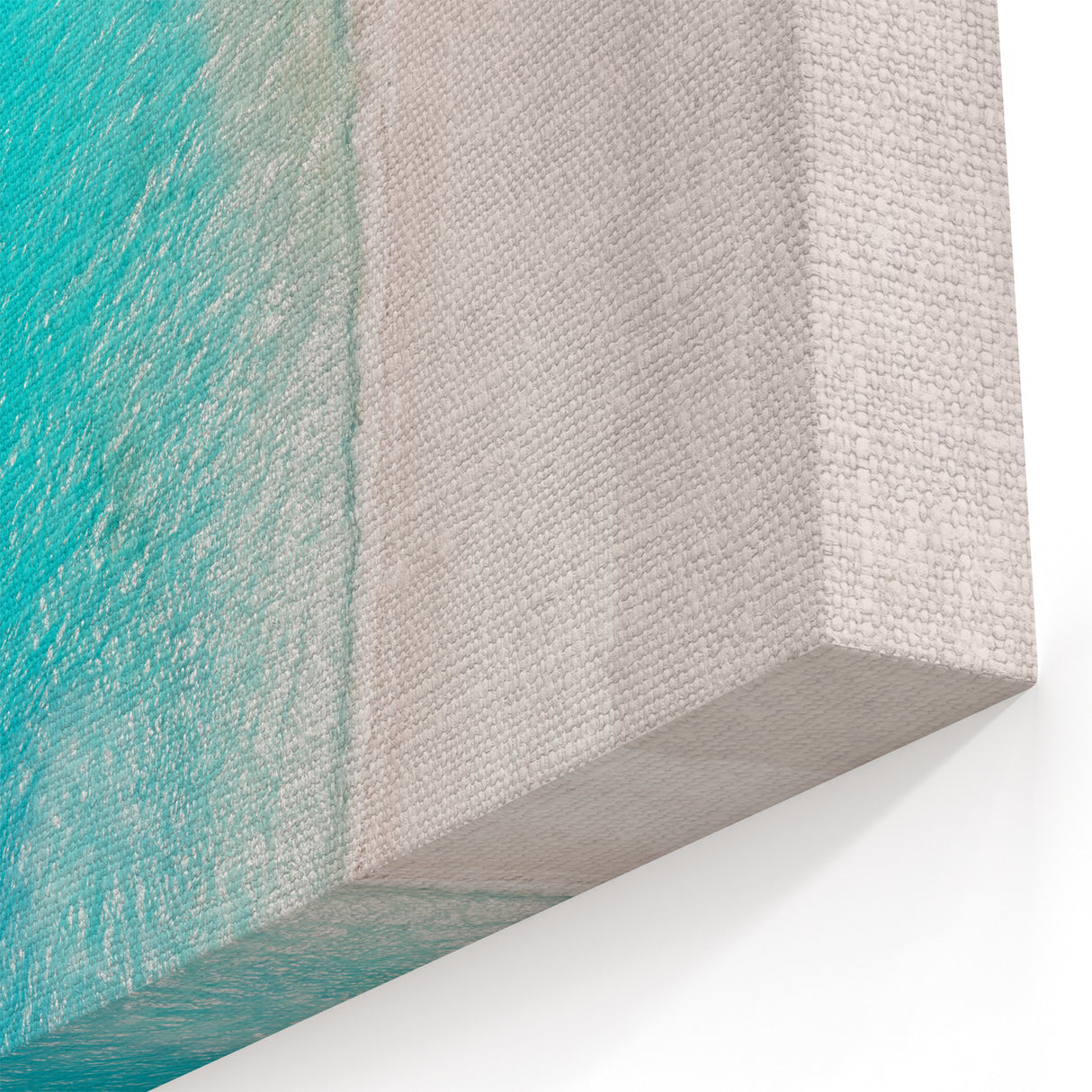 Coastal Wall Decor - Aerial View of Pristine Beach and Turquoise Waters