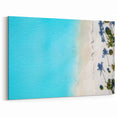 Paradise Landscape Art - Aerial View of White Sand Beach and Turquoise Sea