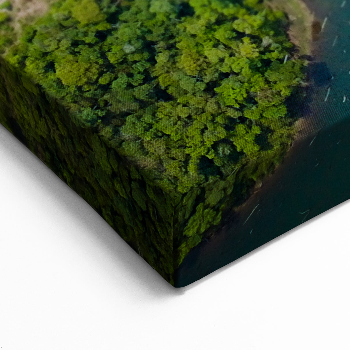 Aerial View of Lush Laos Landscape - Nature Photography Print