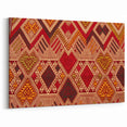 Intricate Laos Textile Pattern - Traditional Art Photography Print