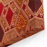 Intricate Laos Textile Pattern - Traditional Art Photography Print
