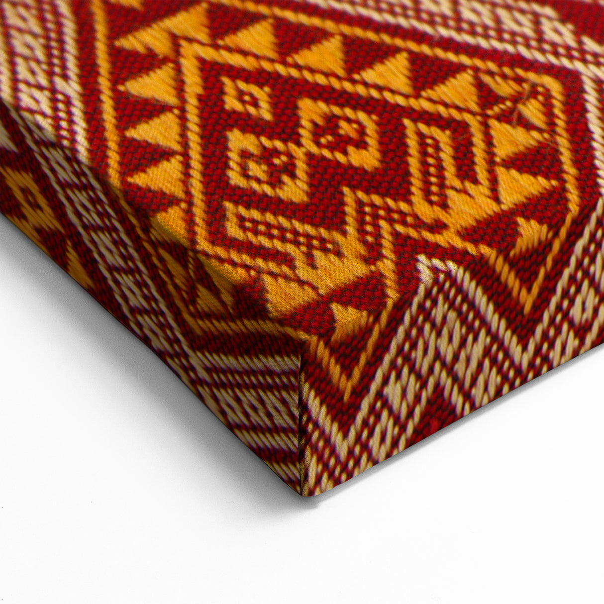 Intricate Laos Textile Pattern - Traditional Art Photography Print