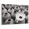 Black and White Laos Pottery - Traditional Ceramic Art Photography Print