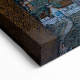 Laos Temple Wall Art - Intricate Decorative Architecture Photography Print