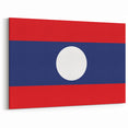 Laos National Flag - Symbolic Patriotic Wall Art Print