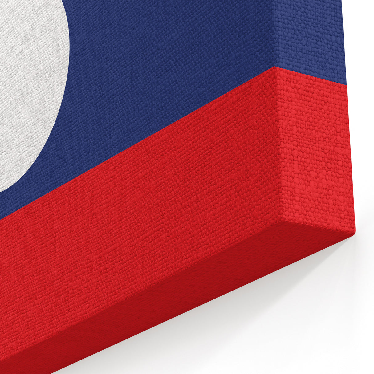 Laos National Flag - Symbolic Patriotic Wall Art Print