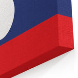 Laos National Flag - Symbolic Patriotic Wall Art Print