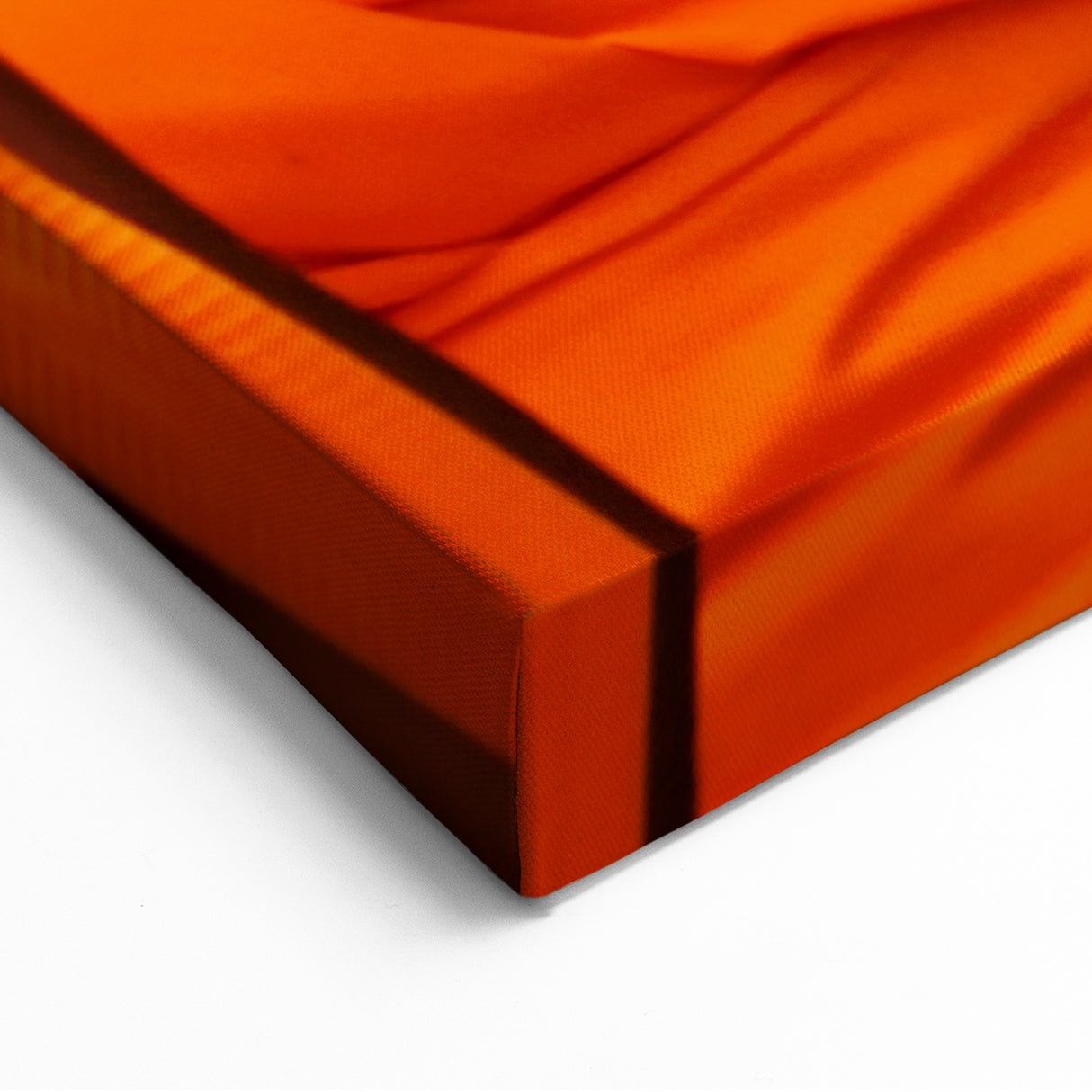 Monks in Orange Robes - Laos Cultural Photography Print