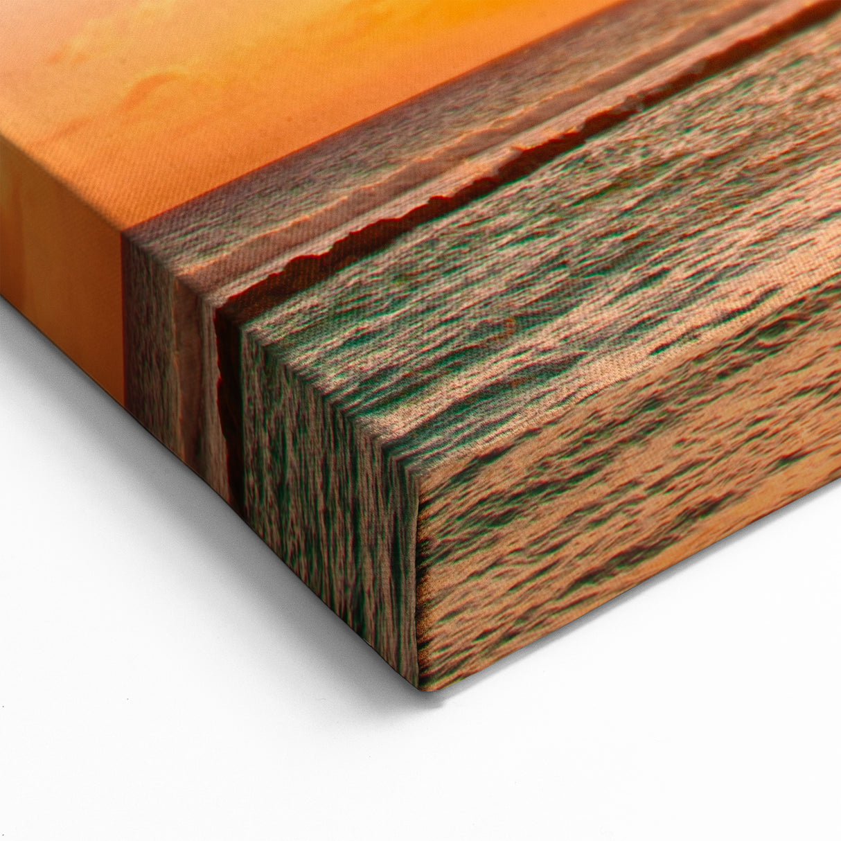 Barbados Wall Art – Sunset Beach Scene with Palm Trees, Tropical Decor