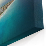 Quintana Roo Wall Art – Cancun Beach Aerial Canvas with Ocean View