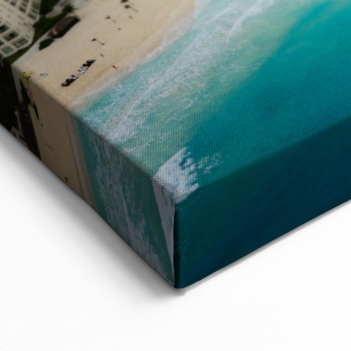 Quintana Roo Wall Art – Cancun Beach Aerial Canvas with Ocean View