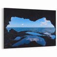 Barbados Photography Prints – Ocean View from Cave, Scenic Coastal Art