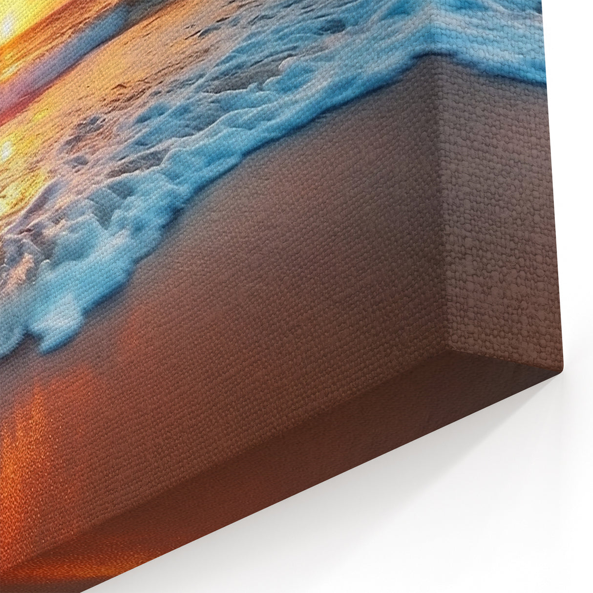 Caribbean Beach Sunset – Waves Crashing on Shore, Barbados Wall Art